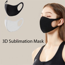 Blank Ear loop 3D Face Mask Breathable Comfortable for Sublimation