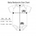 Blank Round Neck Baby Bodysuits Onesies for Sublimation ink Heat Press Printing