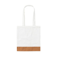 Canvas Stitching Cork Eco-Friendly Tote bag for dye sublimation ink printing 