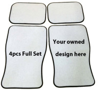 Universal Blank Car Vehicle Floor Mats Full Set for Sublimation Printing Heat Pressing