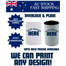 Custom Print Stubby Holders 10pcs