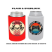 Logo Custom Print Stubby Holders 10pcs