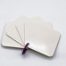 Blank Glossy Cardboard 5pcs/pack with Ring Board Book Flash Cards for Baby Early Learning Sublimation