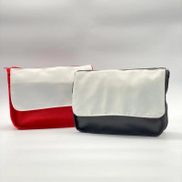 Lady Handbag camping Travel Toiletry Bag With White Polyester For Dye Sublimation