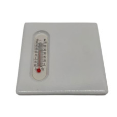 12pcs Sublimation Blank CERAMIC Fridge MAGNET Thermometer Temperature Souvenir 