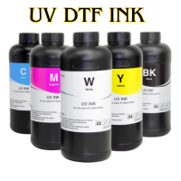 UV DTF Direct to Transfer Film Ink and Varnish B/C/W/M/Y/V 1000ml