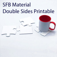 Blank SFB Double Sides Printable Coaster Various Shapes for Sublimation ink Heat Press Printing