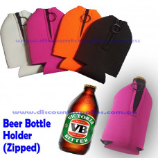 Foldable Beer Stubby Koozie Holder Cooler (Zipped) Sublimation ink Heat Transfer