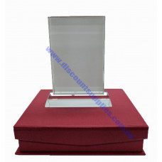 Sublimation ink Glass Crystal Photo Block stand Trophy Plaque Heat Press BSJ08A