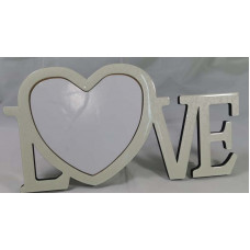 MDF Love Photo Frame Love Shape 400x 210 mm, 18 mm thick
