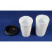 Blank Sublimation polymer Coffee Double Wall Tumblers sippy lids 3D Sublimation tapered Mug 380ml 