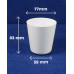 Polymer Plastic Kid Cup & Saucer(15cm) Set BEST FOR SUBLIMATION INK