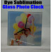 Clock Glass Slate Photo frame 20x20cm Heat Transfer SUBLIMATION INK heat press BL26