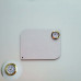 MDF Desk Photo Frame with Clock -- Diagonal corner for sublimation printing
