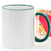 Colour Rim and Handle MUGS 11oz with gift box DYE SUBLIMATION- BEST FOR SUBLIMATION INK