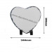 CLOCK PHOTO SLATE HEART 20x20CM SH60 for sublimation printing