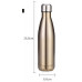Clearance -- 1 Box(50pcs) Colour Sublimation Stainless Steel Double wall Thermos Drink travel Bottle 500ml 