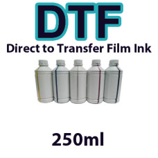 DTF Direct to Transfer Film Ink B/C/W/M/Y 250ml