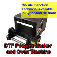 DTF A3 size Powder Shaker and Oven Fully Auto All in One Solution 