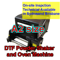 DTF A2 size Powder Shaker and Oven Fully Auto All in One Solution 
