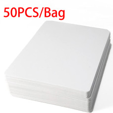 Dye Sublimation HD Aluminium Metal Piece Business Card Promotion Gift Card 50 Pieces per Bag Heat Pressing