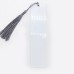 Blank Aluminium Bookmark with Tassel for Sublimation ink Heat Press Printing