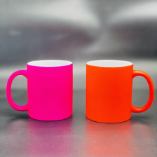 Sublimation Full Colour MUG Fluorescence Neon 11oz with Gift Box for mug press