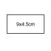 Blank Acrylic Name Tag Sign Badge for Sublimation Heat Transfer Printing