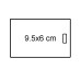 Blank Acrylic Name Tag Sign Badge for Sublimation Heat Transfer Printing