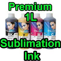 Premium Dye Sublimation Ink SubliNova InkTec B/C/M/Y 1000ml