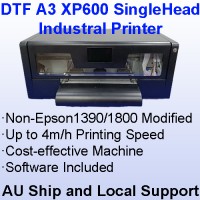 DTF XP600 Single Head Printer A3 size with DTF Ink - Direct to Transfer Film Solution