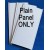 Plain Panel ONLY (NO round base) -$0.08