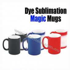 Magic color change MUGS with gift box DYE SUBLIMATION ink heat press