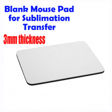 Blank Mouse Pads / Mats for Dye Sublimation ink or Heat Transfer 180x220x3mm