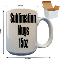 MUGS 15oz for DYE SUBLIMATION - BEST FOR SUBLIMATION INK