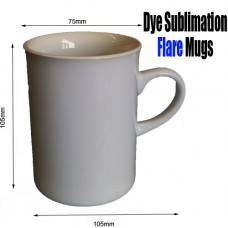 Flare MUGS for DYE SUBLIMATION - BEST FOR SUBLIMATION INK
