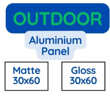 OUTDOOR USE Aluminium Metal Sheet Heat Press Transfer 60x30cm