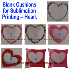 Sublimation Ink Cushions Pillows Cover Heart Color dye  heat press transfer