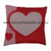 Sublimation Ink Cushions Pillows Cover Heart Color dye  heat press transfer