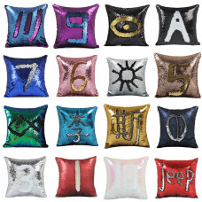 Sequin Cushions / pillows Cover ONLY for dye sublimation ink heat press heat transfer 40x40cm