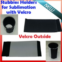 Blank Wraps around Stubby Holder Cooler Velcro Outside Dye Sublimation