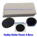 Stubby Koozie Holder Cooler 100pcs + Adhesive Glue 500ml + Panel Seal Tape