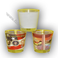 Shot Glass Vodka Wine Cup for 3D Sublimation ink Mug Heat press 1.5oz